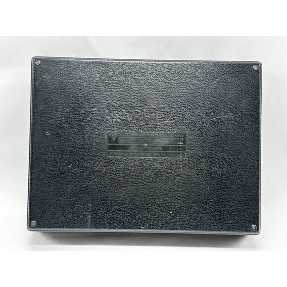 VINTAGE Mark IV Magnates Black Plastic Cigar Box w Gold Eagle Emblem  9.75”x7.5” - Picture 8 of 12